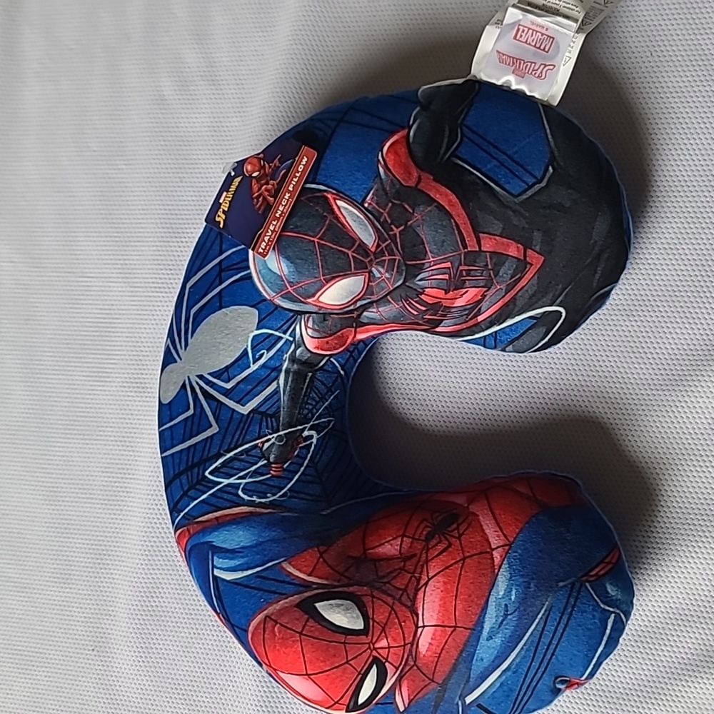 Marvel Spider-Man Blue and Red Neck Pillow